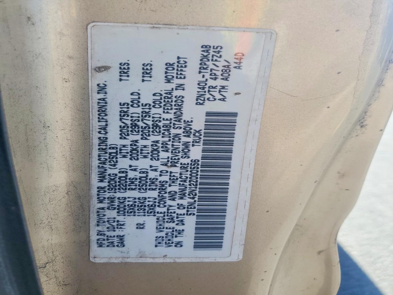 2002 Toyota Tacoma Base