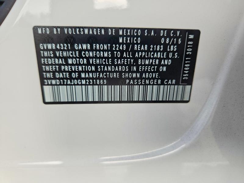 2016 Volkswagen Jetta Sport