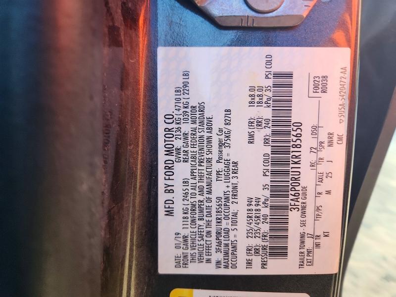 2019 Ford Fusion Titanium