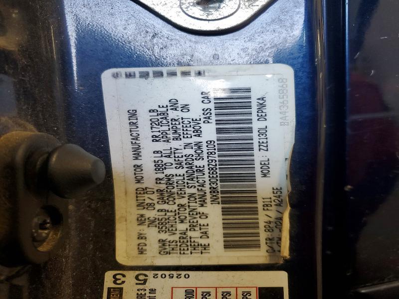 2008 Toyota Corolla le
