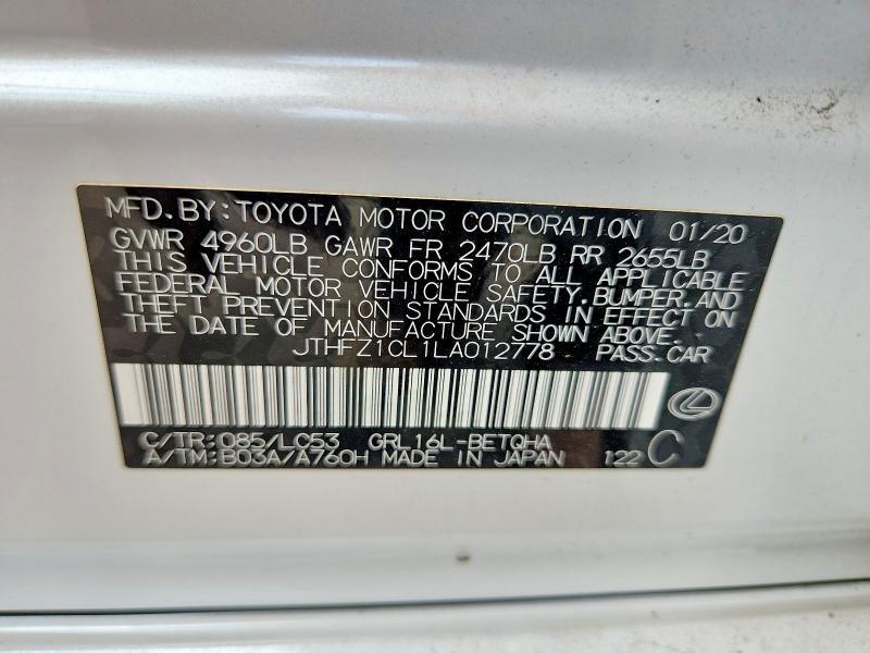 2020 Lexus Gs 350 Base