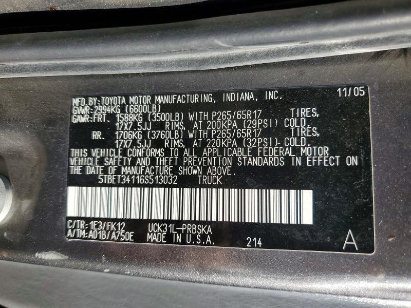 2006 Toyota Tundra Double Cab SR5