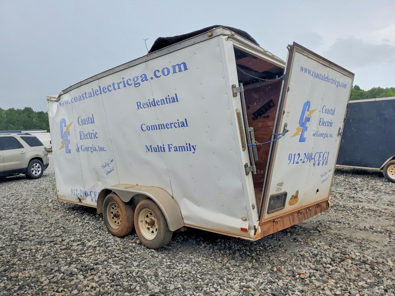 2016 Covered Wagon CW7X16TA2 Enclosed Cargo Trailer