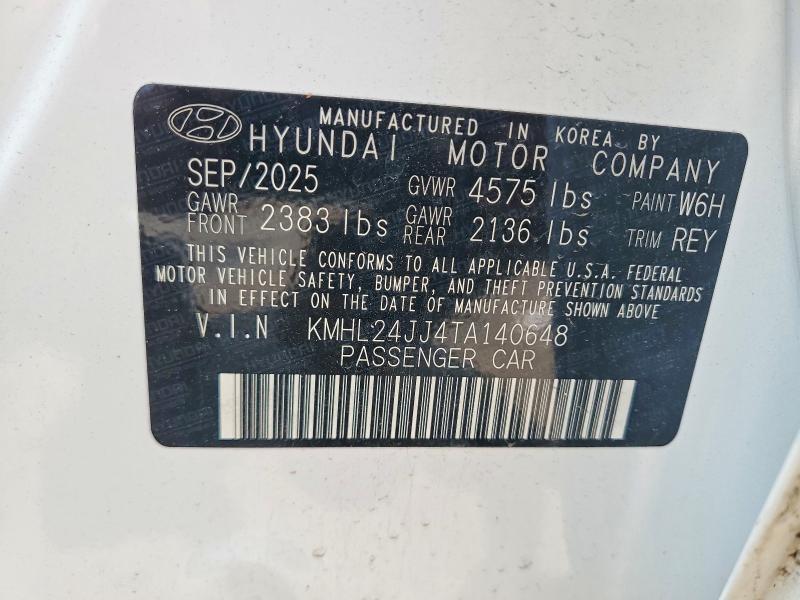 2026 Hyundai Sonata Hybrid Blue