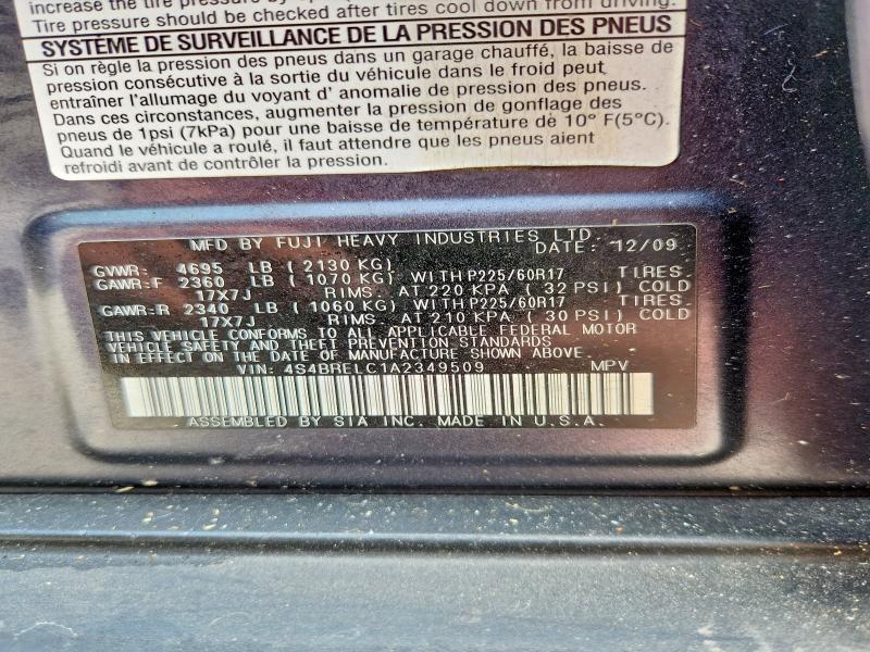 2010 Subaru Outback 3.6r Limited