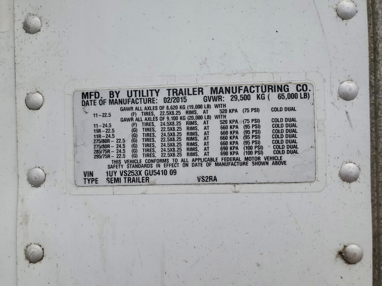 2016 Utility 3000R