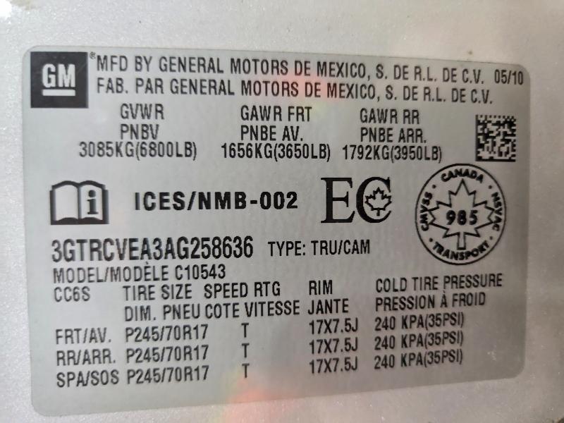 2010 GMC Sierra C1500 SLE