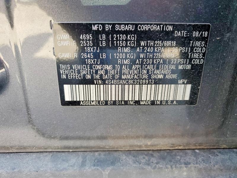 2019 Subaru Outback 2.5i Limited