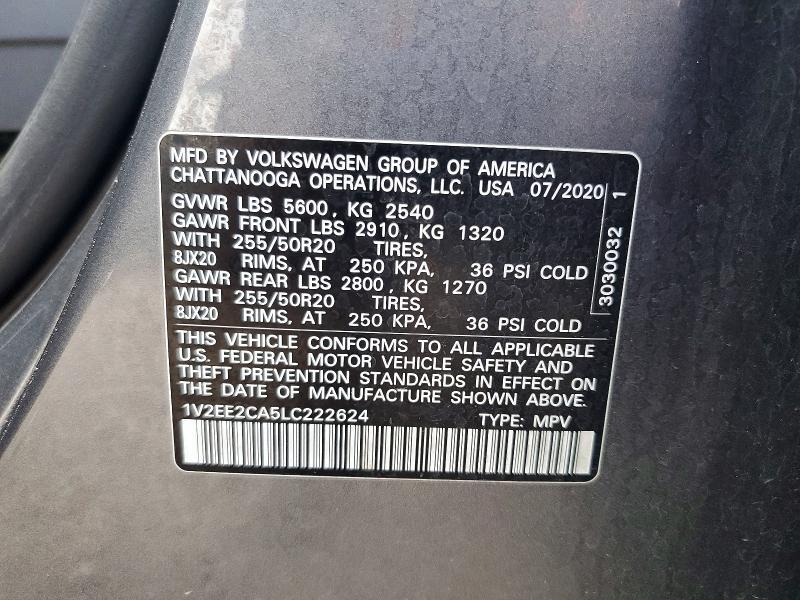 2020 Volkswagen Atlas Cross Sport sel