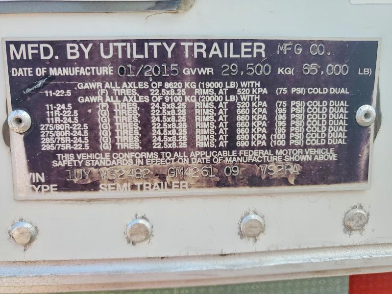2016 Utility Trailer 2016 Utility VS2RA Refrigerated Van Trailer