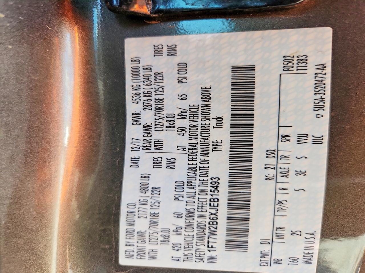 2018 Ford F250 Super Duty