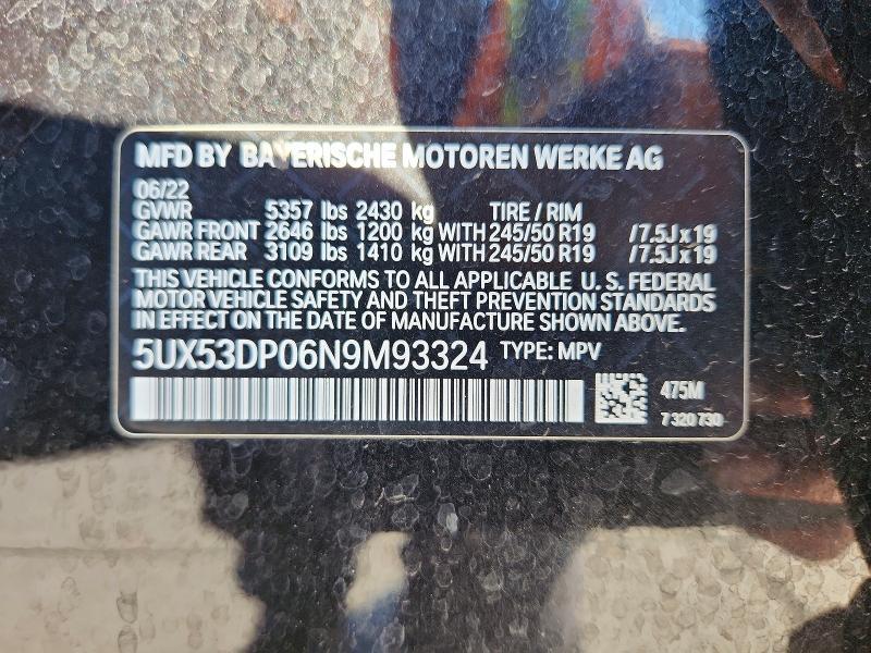 2022 BMW X3 Xdrive30i