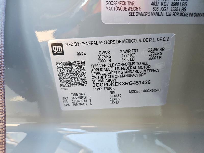 2024 Chevrolet Silverado K1500 LT-L
