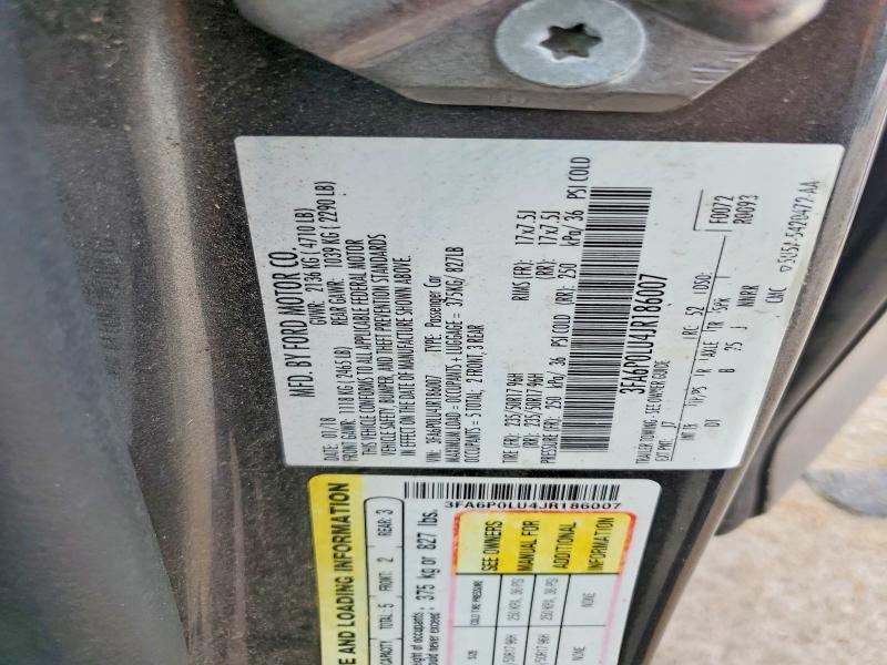 2018 Ford Fusion se Hybrid