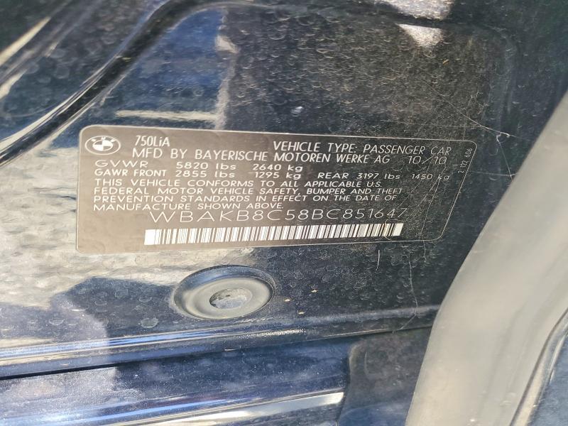 2011 BMW 750 li