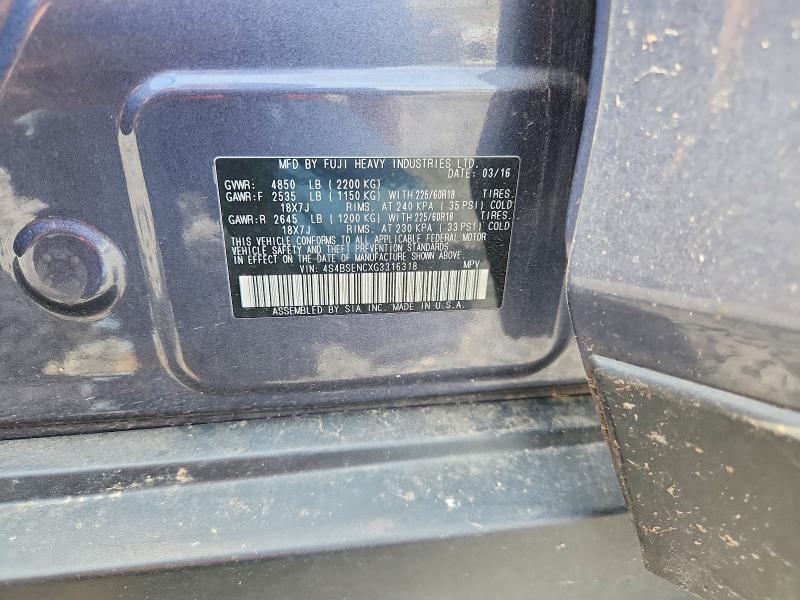 2016 Subaru Outback 3.6r Limited