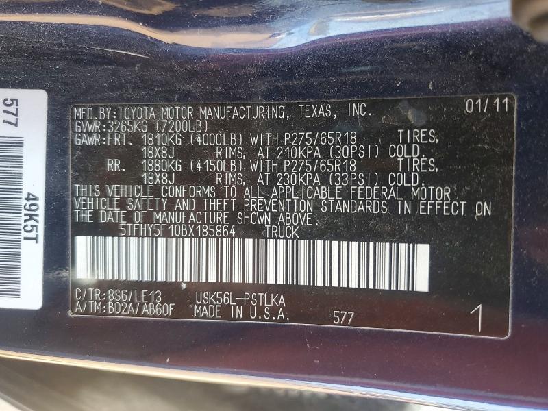 2011 Toyota Tundra Crewmax Limited