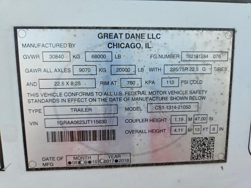 2018 Great Dane Dry van