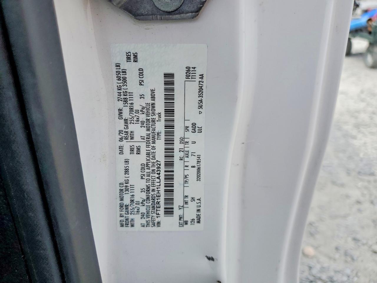 2020 Ford Ranger XL