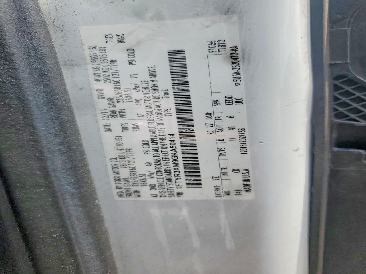 2016 Ford Transit