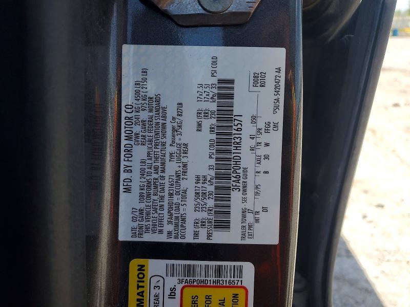 2017 Ford Fusion se