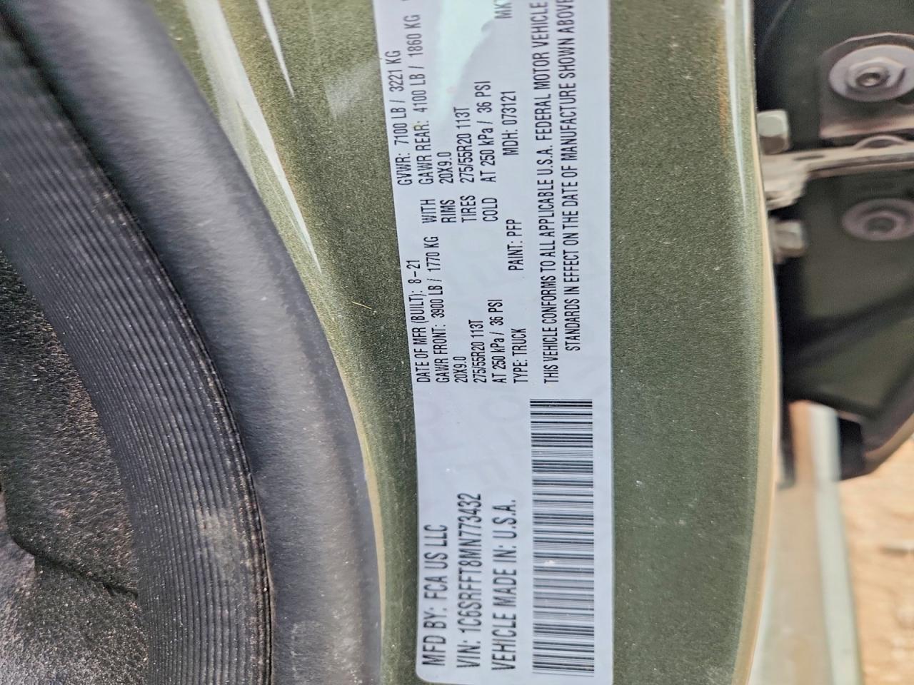 2021 Dodge RAM 1500 BIG HORN/LONE Star