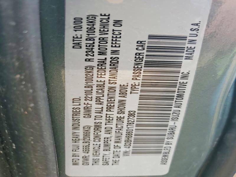 2001 Subaru Legacy Outback Limited