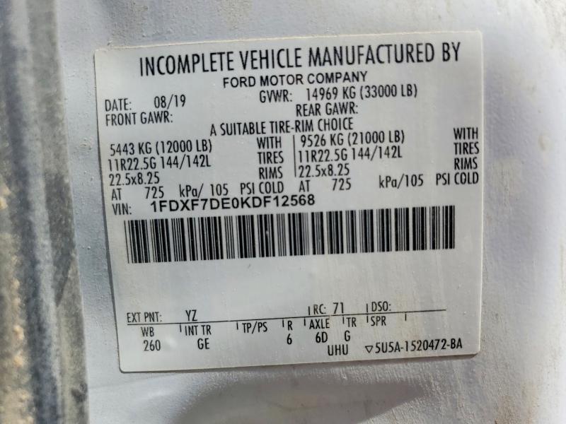 2019 Ford F750 Super