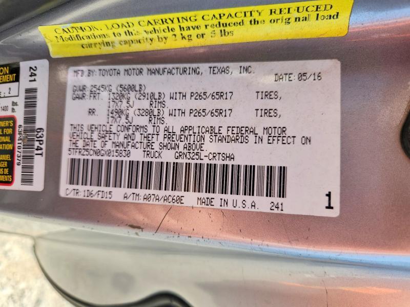 2016 Toyota Tacoma TRD Sport