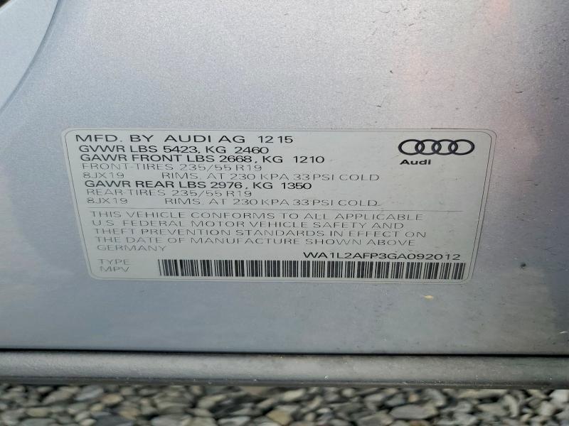 2016 Audi Q5 Premium Plus