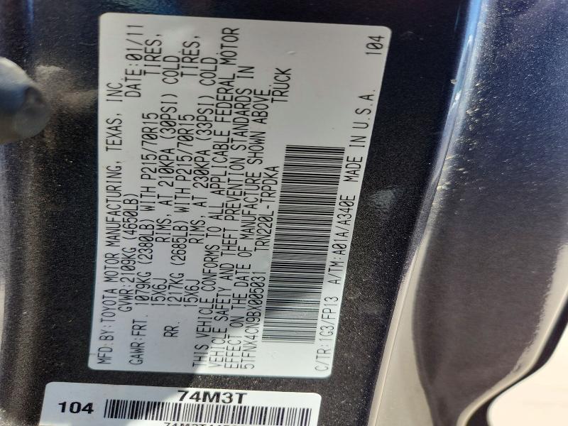 2011 Toyota Tacoma Base