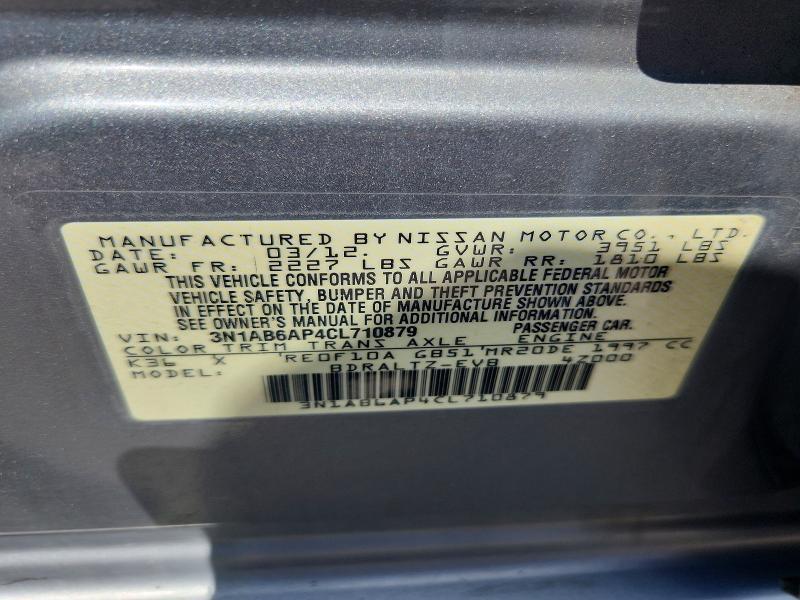2012 Nissan Sentra 2.0/2.0s/sr/2.0sl
