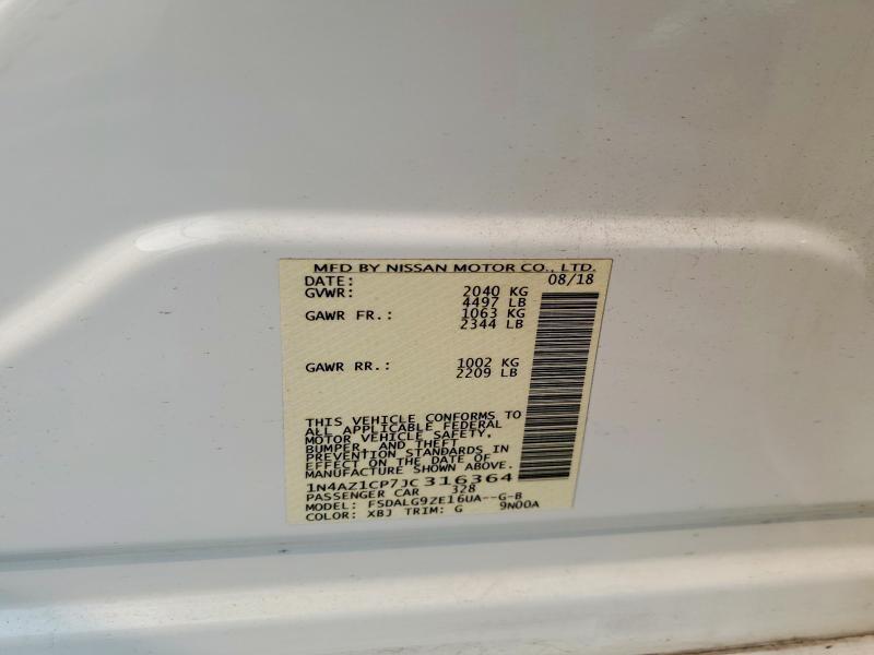 2018 Nissan Leaf S/sv/sl