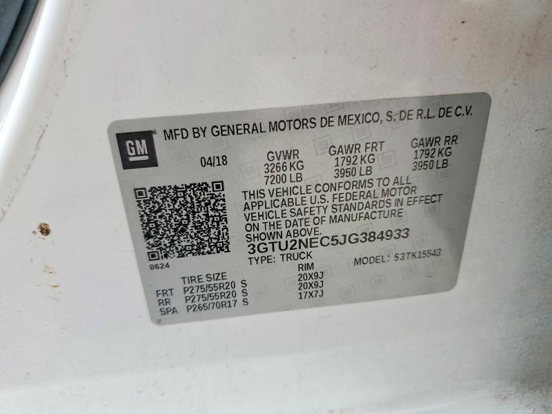 2018 GMC Sierra K1500 SLT
