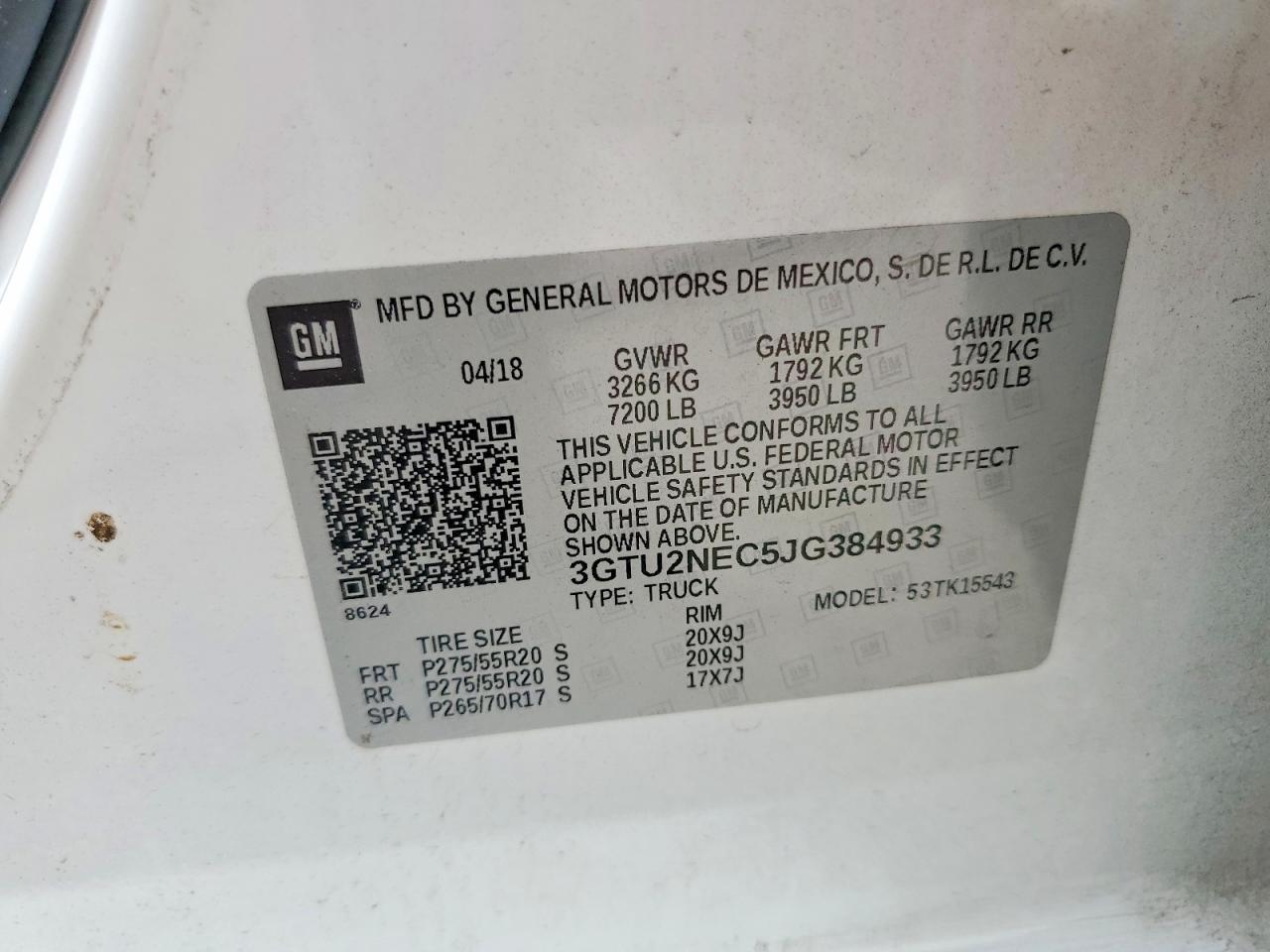 2018 GMC Sierra K1500 SLT