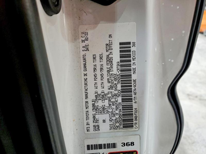 2022 Toyota Tacoma SR
