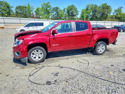 Salvage trucks for sale at Spartanburg, SC auction: 2020 Chevrolet Colorado LT