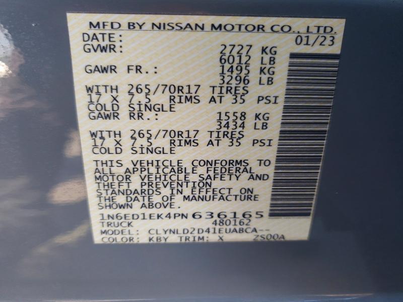 2023 Nissan Frontier PRO-4X