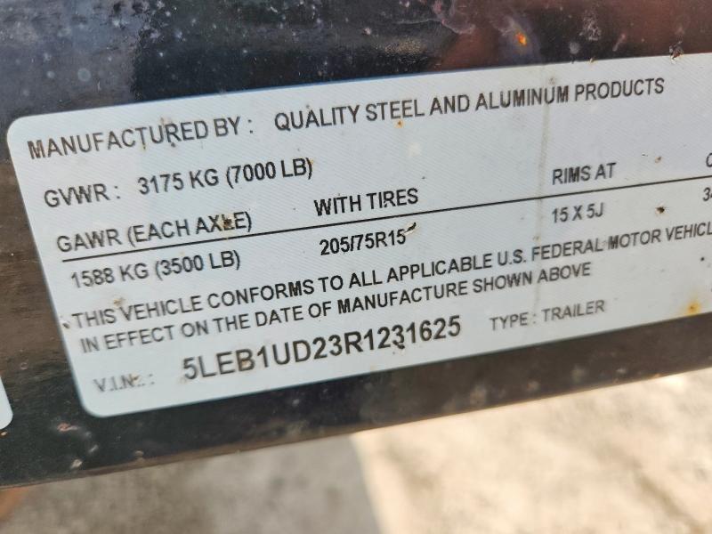 2024 Quality Steel Trailers
