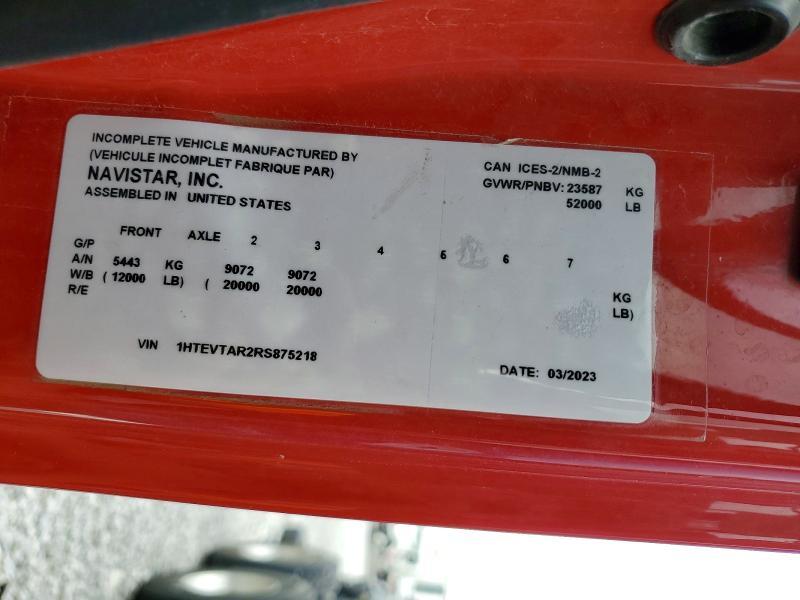 2024 International MV607 Truck Cab AND Chassis