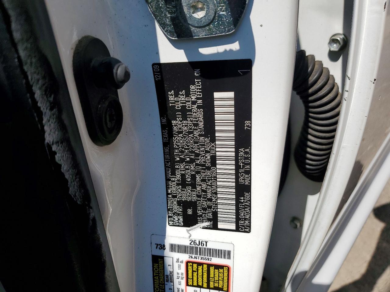 2010 Toyota Tundra Crewmax SR5