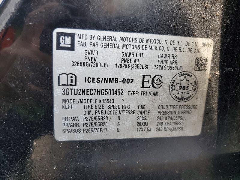2017 GMC Sierra K1500 slt