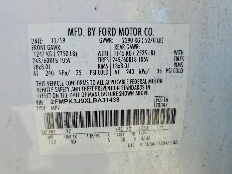 2020 Ford Edge sel