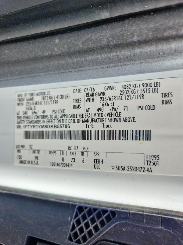 2016 Ford Transit T-250