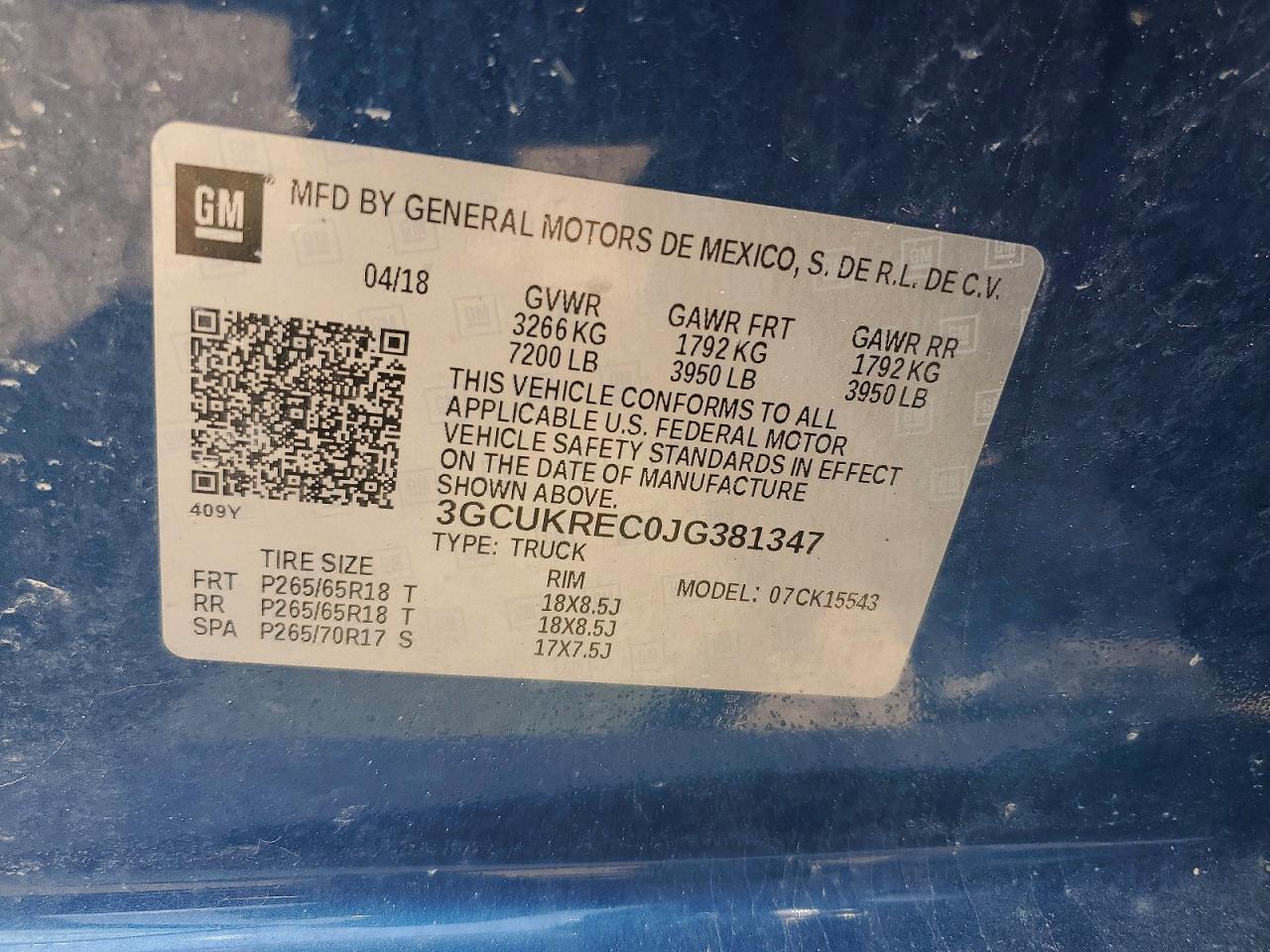 2018 Chevrolet Silverado K1500 LT