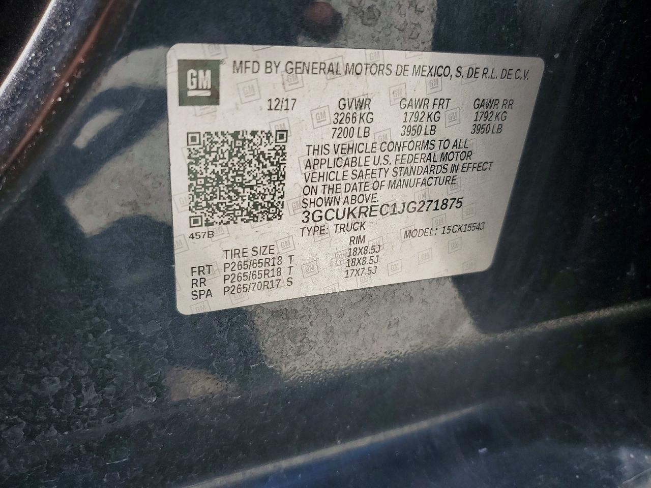 2018 Chevrolet Silverado K1500 LT