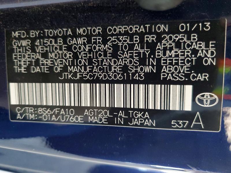 2013 Scion Tc Base