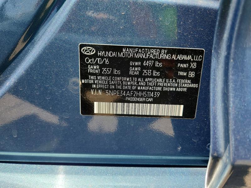2017 Hyundai Sonata Limited