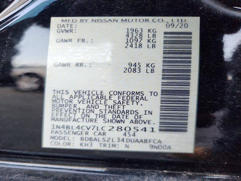 2020 Nissan Altima SR