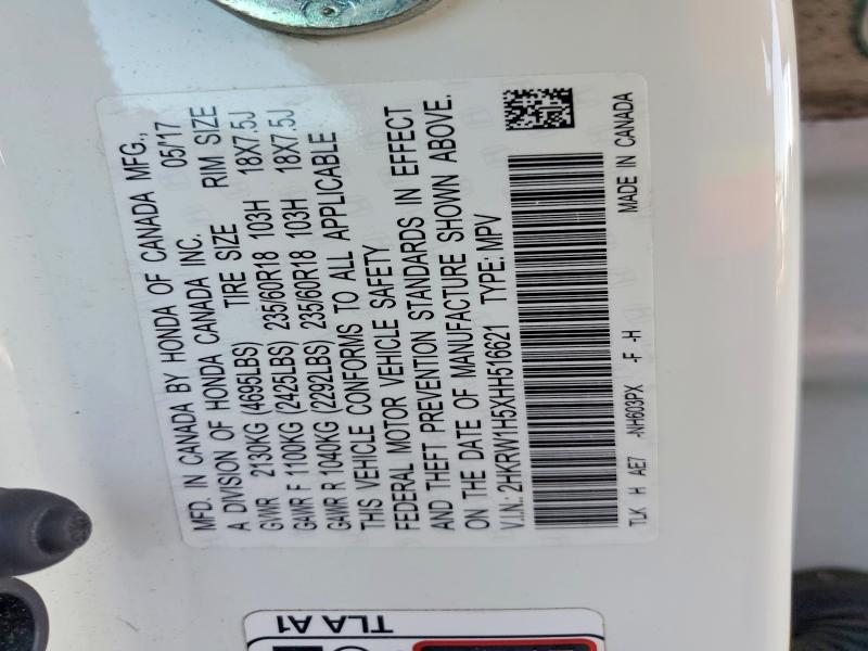 2017 Honda Cr-v ex